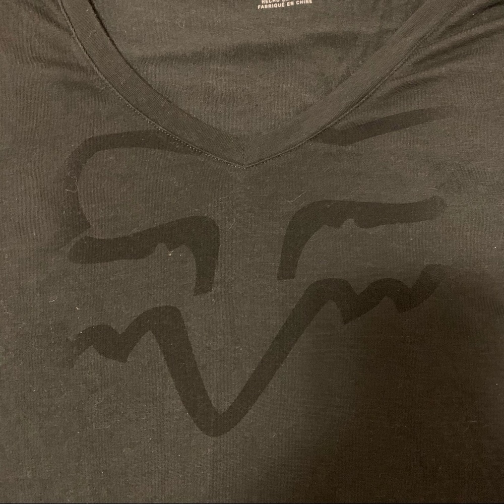 Fox Racing T-shirt Shadow Fade Out Logo T-shirt Size XS extra small